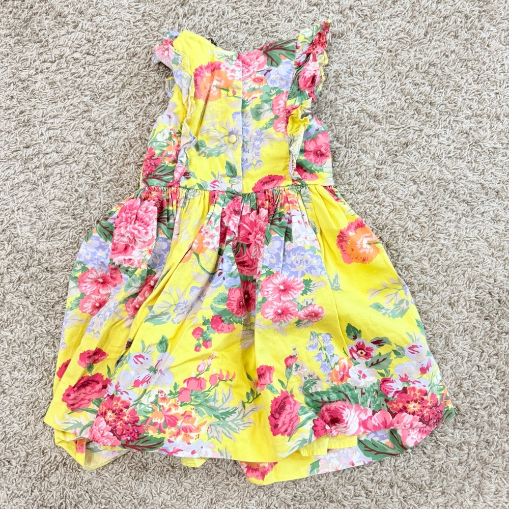 Polo Ralph Lauren Floral Girls Dress Size 5 - Picture 2 of 3